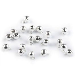 Csengő, csengettyű (d=6 mm) EZÜST színű (10 db/ csomag)
