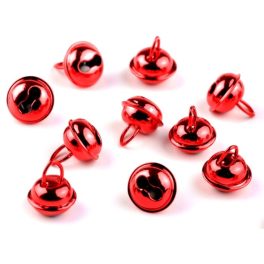 Csengő, csengettyű (d=12 mm) PIROS (5 db/ csomag)