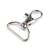 karabiner 25 mm-es (rugós), forgó 28*40 mm EZÜST színű (szalagos)