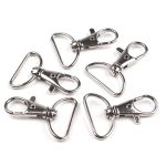 karabiner 25 mm-es (rugós), forgó 28*40 mm EZÜST színű (szalagos)