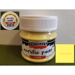 akril festék, matt, VANÍLIA (Pentart) - 50 ml
