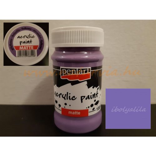 akril festék, matt, IBOLYALILA (Pentart) - 100 ml
