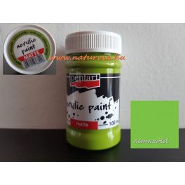 akril festék, matt, ALMAZÖLD (Pentart) - 100 ml