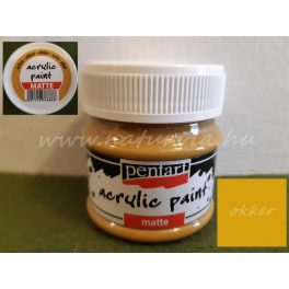 akril festék, matt, OKKER (Pentart) - 50 ml