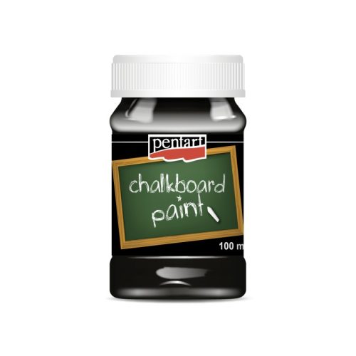 PENTART táblafesték (chalkboard paint), FEKETE (100 ml)