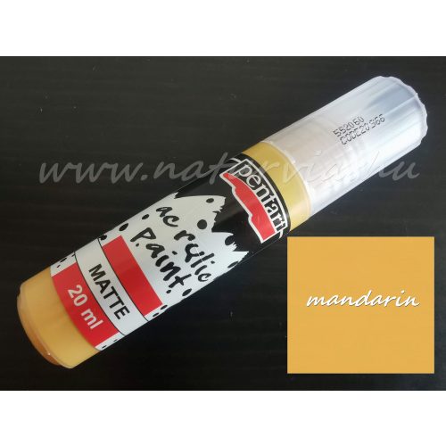 akril festék, matt MANDARIN (Pentart) - 20 ml