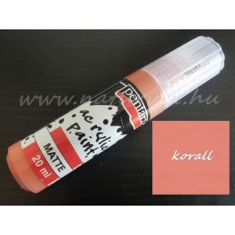 akril festék, matt KORALL (Pentart) - 20 ml