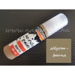 akril festék, matt SÓLYOMBARNA (Pentart) - 20 ml
