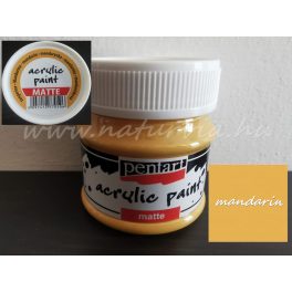 akril festék, matt, MANDARIN (Pentart) - 50 ml