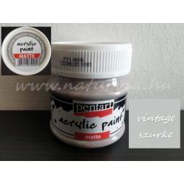 akril festék, matt, VINTAGE SZÜRKE (Pentart) - 50 ml
