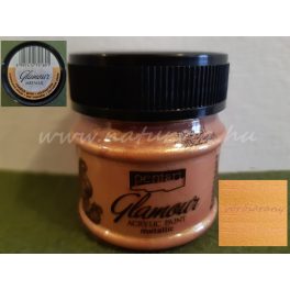   akril festék, glamour metál, VÖRÖSARANY (Pentart) - 50 ml