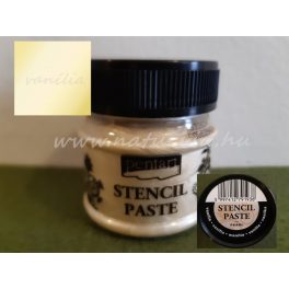 stencilező paszta, gyöngyház fényű, VANÍLIA (50 ml)