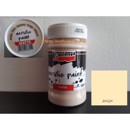 akril festék, matt, BEIGE / BÉZS (Pentart) - 100 ml