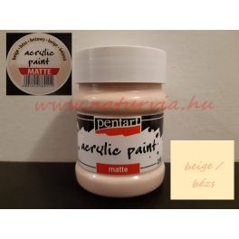 akril festék, matt, BEIGE / BÉZS (Pentart) - 230 ml