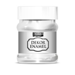 PENTART dekor zománcfesték (230 ml), FEHÉR