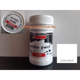 akril festék, matt, TITÁNFEHÉR (Pentart) - 100 ml