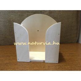   fa papírzsebkendő tartó / zsepitartó / zsebkendő tartó, FELES