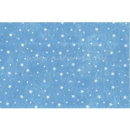  Filc, barkácsfilc anyag A4 (20*30 cm) méretben, mintás CSILLAGOS / CSILLAG MINTA VILÁGOS KÉK alapon