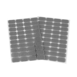 tépőzár, öntapadós (15*25 mm) - SZÜRKE 40 db / szett