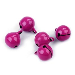   Csengő, csengettyű (d=14 mm) LILÁS RÓZSASZÍ / MAGENTA (5 db/ csomag)
