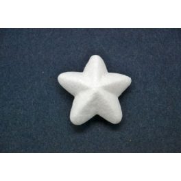 polisztirol (hungarocell) csillag, ötágú 5 cm