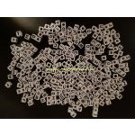 betűgyöngy, műanyag, fehér alapon fekete betűkkel (300 db / csomag)