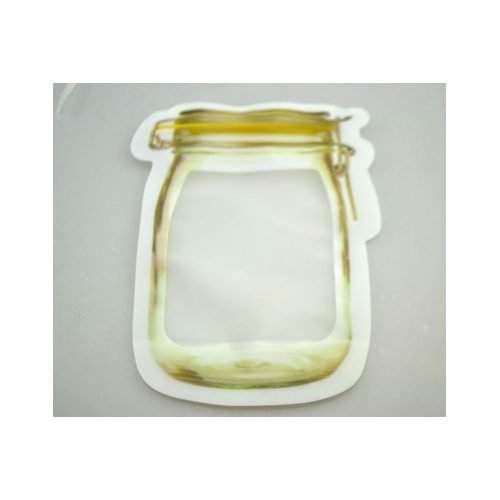 Befőttes üveg / csatosüveg / üvegforma símítózáras tasak, KICSI (10 x 15 cm) 4 db / csomag