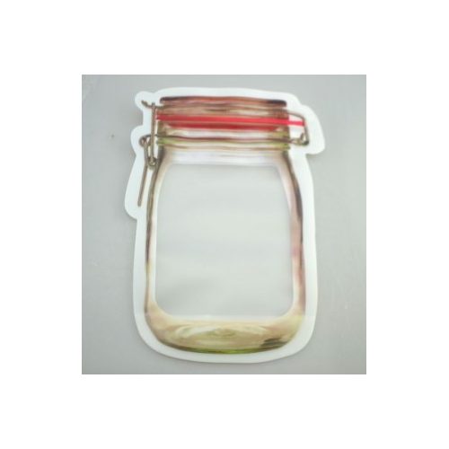 Befőttes üveg / csatosüveg / üvegforma símítózáras tasak, NAGY (13,5 x 19,5 cm) 3 db / csomag