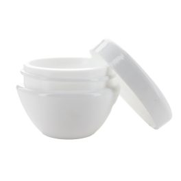   kozmetikai tégely, ajakír / balzsam tok, menetes fedéllel (5 ml), FEHÉR