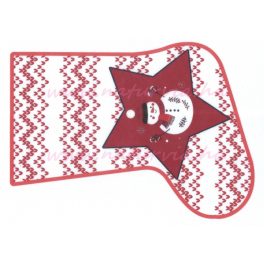   Filc, barkácsfilc anyag A4 (~ 20*30 cm) KARÁCSONYI mintás - MIKULÁSCSIZMA, hóemberes, csillaggal