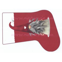   Filc, barkácsfilc anyag A4 (~ 20*30 cm) KARÁCSONYI mintás - MIKULÁSCSIZMA, manóval