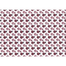  Filc, barkácsfilc anyag A4 (20*30 cm) méretben, mintás KATICA (katicás), KATICÁK SEREGE