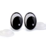 Biztonsági szem 11*15 mm (1 pár / csomag) FEKETE