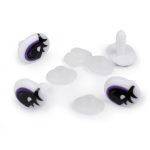 Biztonsági szem 12*17 mm PILLÁS (1 pár / csomag) LILA