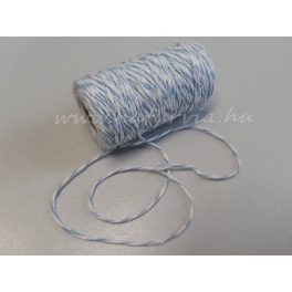 pékzsineg (1 m) 2 színű cirmos / csíkos, KÉK - FEHÉR