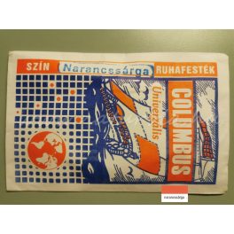   Columbus ruhafesték / textilfesték por (5 g) - NARANCSSÁRGA