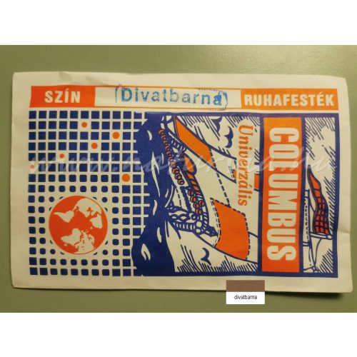 Columbus ruhafesték / textilfesték por (5 g) - DIVATBARNA