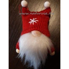 Pufók MANÓ, PIROS (5*8 cm) 