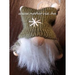 Pufók MANÓ, ZÖLD (5*8 cm) 