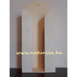  fa papírzsebkendő tartó / zsepitartó / zsebkendő tartó, NAGY (13*7*30 cm)