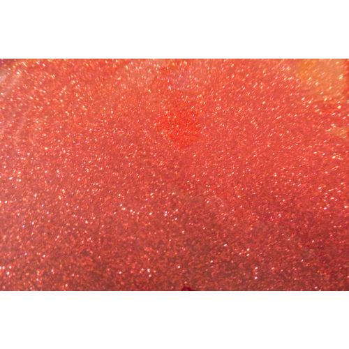 Dekorgumi, öntapadós, glitteres / csillámos  20*30 cm (A4), PIROS