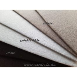   Filc, barkácsfilc anyag A4 (20*30 cm) méretben SZÜRKÉS FEHÉR (4 mm vastag)