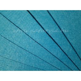   Filc, barkácsfilc anyag A4 (20*30 cm) méretben TÜRKIZ / TÜRKISZ / ZÖLDESKÉK (4 mm vastag)