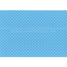   Filc, barkácsfilc anyag A4 (20*30 cm) méretben, mintás KICSI FEHÉR SZIVECSKÉK (SZÍVEK) VILÁGOSKÉK ALAPON - puha anyag