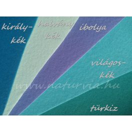   Filc, barkácsfilc anyag A4 (20*30 cm) méretben, HALVÁNYKÉK (ÖNTAPADÓS)