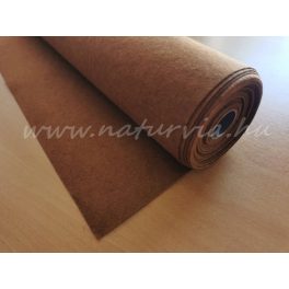 Filc, barkácsfilc anyag méterre (1mm vastag) BARNA