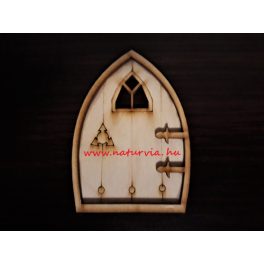   fa figura, manólak/tündérlak ajtó, KÖZEPES 01. (6*8,5 cm)