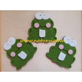 Filc figurák - BÉKA (3 db / csomag) 