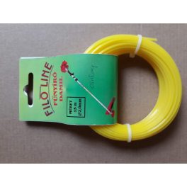   FILO LINE fűnyíró / fűkasza / szegélynyíró damil, vágószál (csillag) 2,0 mm, (hossza: 15 m)