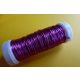 Gyöngyfűző drót, színes, 30 m / tekercs (0,37 mm) PINK